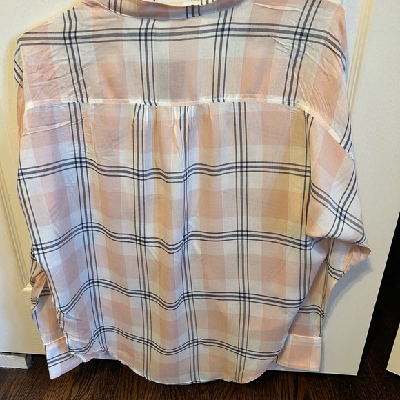 South Moon Under Plaid Surplice Top - Picture 5 of 6